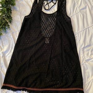 Black swimsuit coverup NWOT